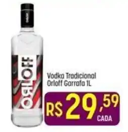 Muffato Vodka tradicional orloff garrafa 1l oferta