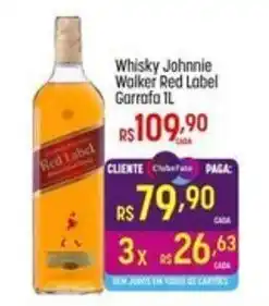 Muffato Whisky Johnnie Walker Red Label Garrafa 1l oferta