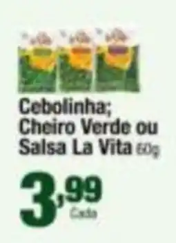 Santo Supermercados Cebolinha; Cheiro Verde ou Salsa La Vita oferta