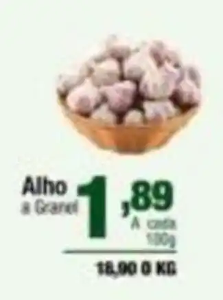 Santo Supermercados Alho a granel oferta
