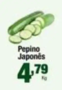 Santo Supermercados Pepino Japonês oferta