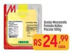 Muffato Queijo mussarela fatiado kollac oferta
