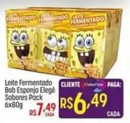 Muffato Leite fermentado bob esponja elegê sabores pack oferta