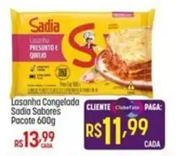 Muffato Lasanha congelada sadia sabores oferta