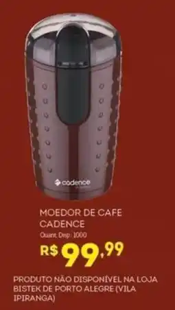 Bistek Supermercados Moedor de cafe cadence oferta
