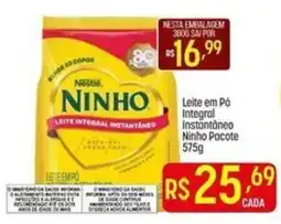 Muffato Leite em Pó Integral Instantâneo Ninho Pacote oferta