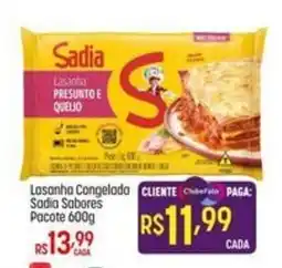 Muffato Lasanha congelada sadio sabores oferta