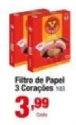 Filtro de Papel 3 Corações
