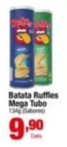 Santo Supermercados Batata Ruffles Mega Tubo oferta