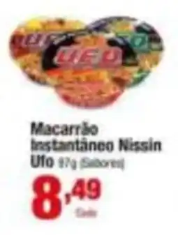 Santo Supermercados Macarrão instantâneo nissin ufo 17g (Sabores) oferta
