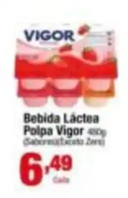 Santo Supermercados Bebida Láctea Polpa Vigor oferta