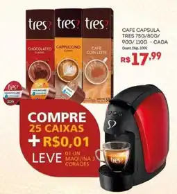 Bistek Supermercados Café capsula tres oferta