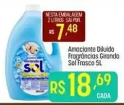 Muffato Amaciante Diluído Fragrâncias Girando Sol Frasco oferta