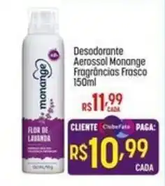 Muffato Desodorante Aerosol Monange Fragrâncias Frasco oferta