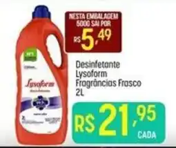 Muffato Desinfetante Lysolform Fragrâncias Frasco oferta