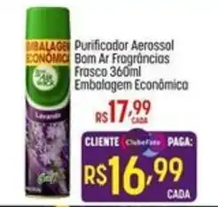 Muffato Purificador Aerossol Bom Ar Fragrâncias oferta