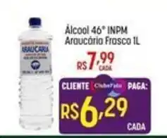 Muffato álcool 46° inpm araucária frasco 1l oferta