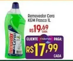 Muffato Removedor cera k&m frasco 1l oferta