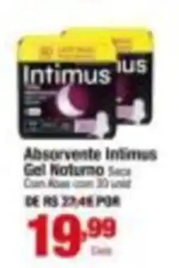 Santo Supermercados Absorvente Intimus Gel Noturno Seca oferta
