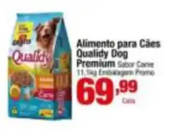 Santo Supermercados Alimento para Cães Qualidy Dog Premium Sabor Carne oferta