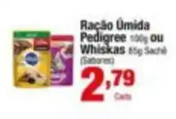 Santo Supermercados Ração Úmida Pedigree ou Whiskas oferta