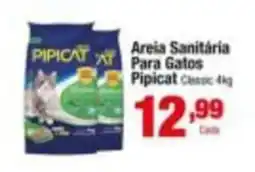 Santo Supermercados Areia Sanitária Para Gatos Pipicat Classic oferta