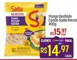 Muffato Frango desfiado cozido sadia pacote oferta