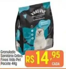 Muffato Granulado Sanitário Grãos Finos Vida Pet oferta
