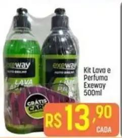 Muffato Kit Lava e Perfuma Exeway oferta