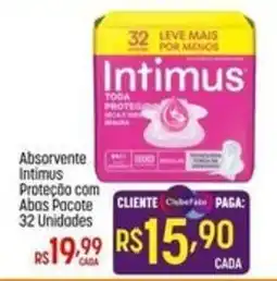 Muffato Absorvente intimus proteção com abas pacote oferta