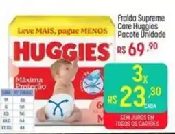 Muffato Fralda supreme care huggies oferta