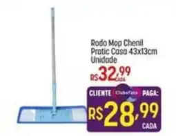 Muffato Rodo Mop Chenil Pratic Casa 43x13cm oferta