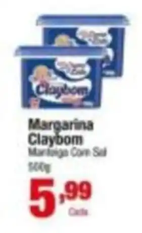 Santo Supermercados Margarina claybom oferta