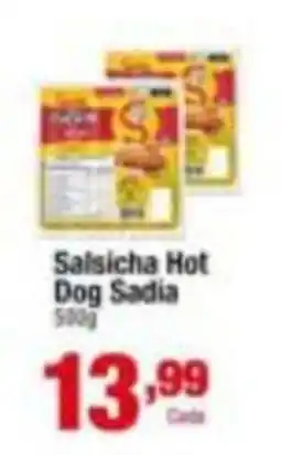 Santo Supermercados Salsicha Hot Dog Sadia oferta