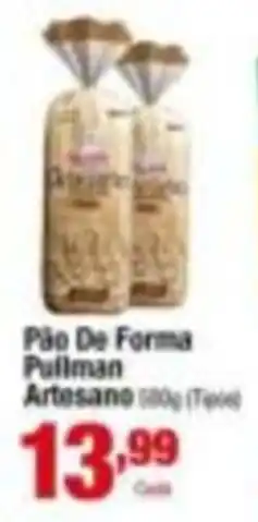Santo Supermercados Pão De Forma Pullman Artesano oferta