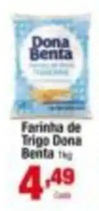 Santo Supermercados Farinha de Trigo Dona Benta oferta
