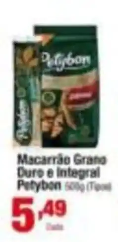 Santo Supermercados Macarrão Grano Duro e Integral Petyban oferta