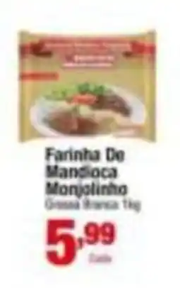 Santo Supermercados Farinha De Mandioca Monjolinho oferta