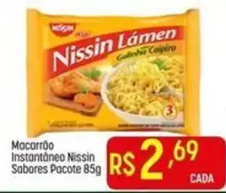 Muffato Macarrão instantâneo nissin sabores pacote 85g oferta