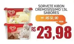 Economart Atacadista Sorvete kibon cremosissimo 1,5l sabores oferta