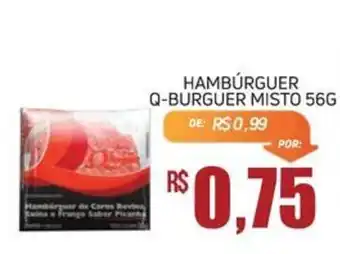 Economart Atacadista Hambúrguer q-burguer misto oferta