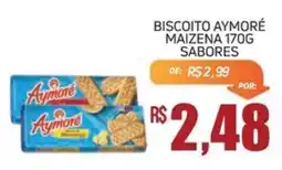 Economart Atacadista Biscoito aymoré maizena 170g sabores oferta