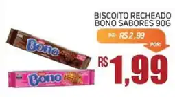 Economart Atacadista Biscoito recheado bono sabores oferta