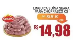 Economart Atacadista Linguiça Suína Seara para Churrasco Kg oferta