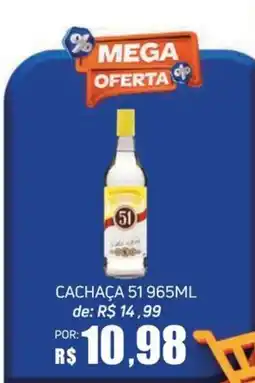 Economart Atacadista Cachaça 51 oferta