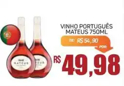 Economart Atacadista vinho português mateus 750ml oferta