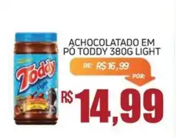 Economart Atacadista achocolatado em pó toddy 380g light oferta
