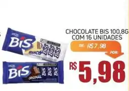 Economart Atacadista Chocolate bis 100,8g oferta
