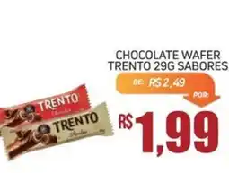 Economart Atacadista chocolate wafer trento 29g sabores oferta