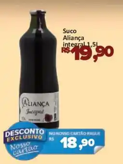 Supermercados Savegnago Suco Aliança integral oferta